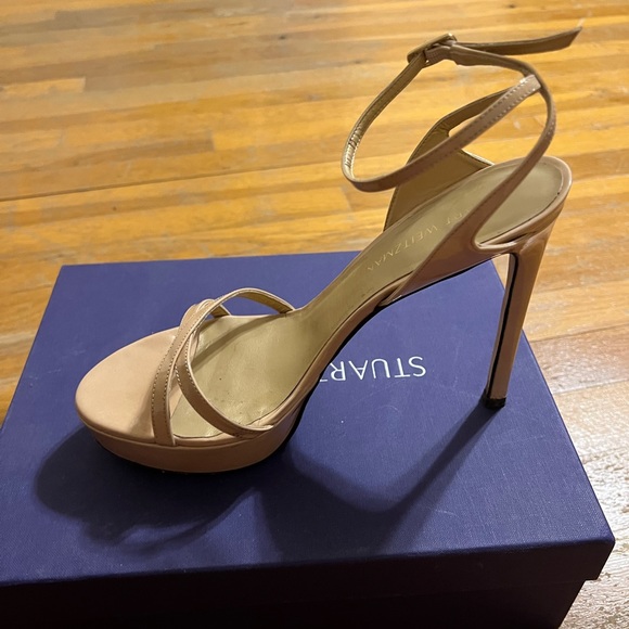 Stuart Weitzman Bebare Bambina Aniline, Size 10 - Picture 4 of 7